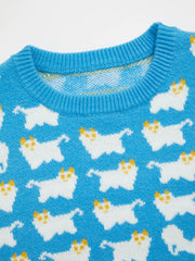 Knit Sheep Pattern Sweater