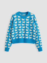 Knit Sheep Pattern Sweater