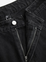 Denim Mid Rise Star Barrel-leg Jeans Curve & Plus