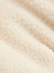 Fleece Zip Through Cropped Sweatshirt