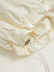 High Neck Drawstring Oversized Puffer