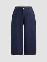 Cider Denim Mid Rise Pocket Baggy Jeans Curve & Plus