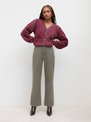 Denim Mid Rise Baggy Jeans