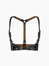 Layered Buckle Harness Belt
