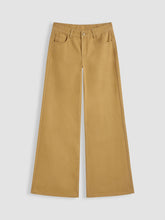 Cider Denim Low Rise Wide Leg Jeans