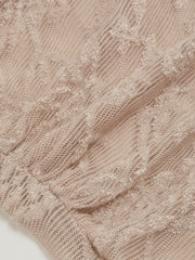 Mesh Halter Lace Ruched Top