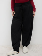 Mid Rise Drawstring Jogger Trousers Curve & Plus