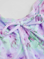 Floral Sea Underwire One Piece Swimsuit