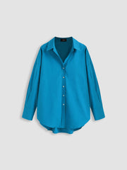 100% Cotton Collar Button Oversized Shirt