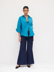 100% Cotton Collar Button Oversized Shirt