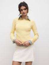 Wool-blend Round Neckline Knitted Top