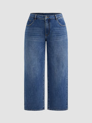 Mid-Rise Straight Leg Curve & Plus