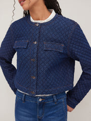 Denim Quilted Jacket