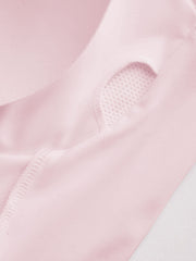 CiderAIRY™ Square Neck Solid Ruched Mini Dress