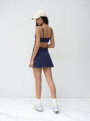 CIDERAIRY™ Scoop Neckline Solid Pocket Active Skort