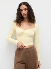 CDR Sweetheart Twist Long Sleeve Top