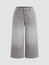 Cider Denim Mid Rise Wide Leg Jeans Curve & Plus
