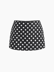 Cotton Low Rise Split Skort