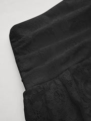 Lace Mid Rise Layered Mini Skirt Curve & Plus