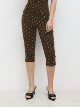 Polka Dot Stretch Capri