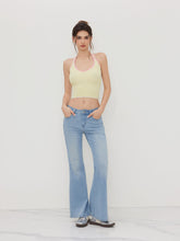 Stretch Cider Denim Low Rise Bootcut Jeans