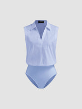 100% Cotton Button Shirt Bodysuit