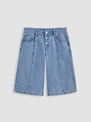 Cider Denim Low Rise Bermuda Jorts