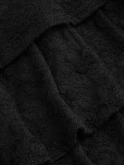 Woven Mid Rise Tiered Mini Skort