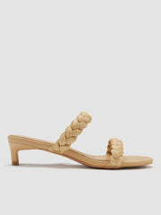 DOUBLE WOVEN STRAP SANDALS