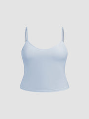Boat Neck Shirred Top & Cami Top Curve & Plus