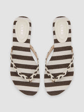 STRIPED MOVEN FLIP-FLOP SLIPPERS