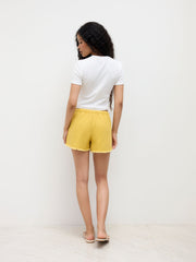 Cotton-blend Seafood Star Graphic Crop Tee