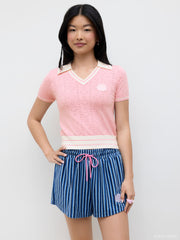Polly Pocket™️ X Cider - Pink Palms Polo