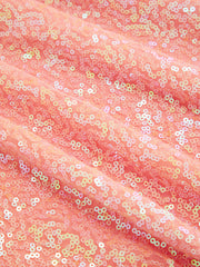 Sequin V-neck Solid Lace Up Mini Dress