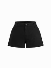 Denim Mid Rise Micro Shorts