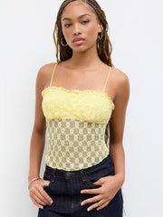 Lace Square Neck Cami Top