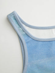 Oil Painting Scoop Neckline Tank Top