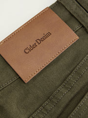 Stretch Cider Denim Low Rise Pocket Micro Shorts