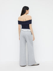 Ditsy Floral Off-shoulder Top