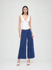 Cider Denim Mid Rise Wide Leg Jeans