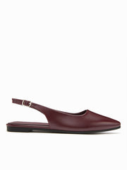 POINTED TOE SLINGBACK FLATS