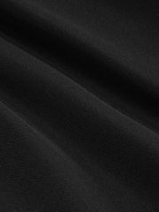 Wrinkle-free Fabric Mid Rise Wrap Wide Leg Trousers