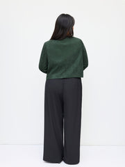 Suede Metal Button Oversized Jacket Curve & Plus