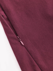 Mid Rise Split Mini Skirt Curve & Plus