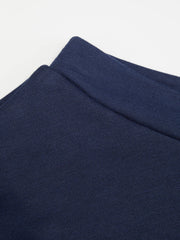 Terry Asymmetrical Neck Long Sleeve Sweatshirt