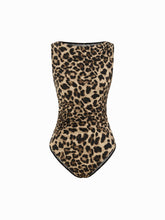 Boat Neck Polka Dot Ruched Bodysuit