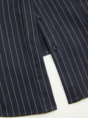 100% Cotton Collar Mid-length Sleeve Roll Up Shirt