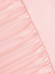 Asymmetrical Neck Ruched Lettuce Trim Top