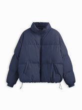 Zip Front Collared Puffer Jacket