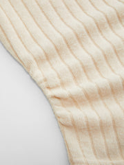 Stand Collar Ruched Long Sleeve Top